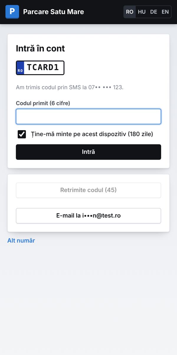 Intri cu un cod, fără parolă