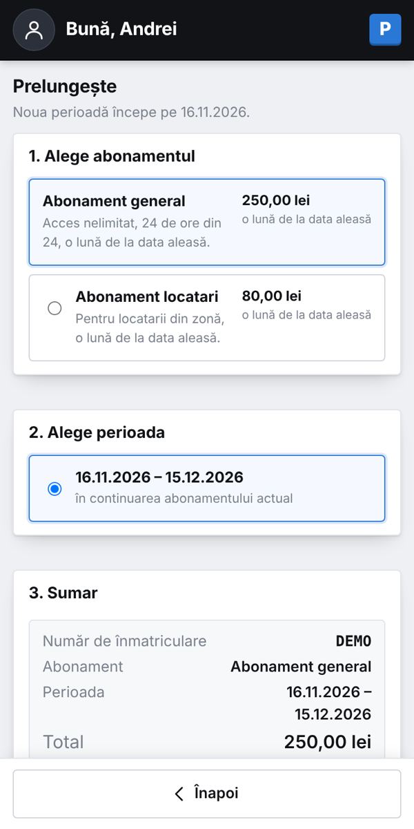 Cumpără sau prelungește abonamentul
